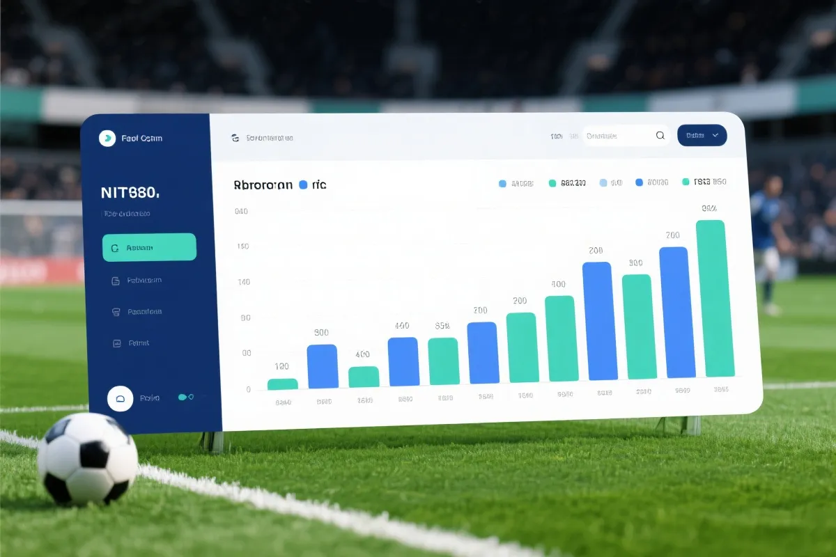 世界杯AI预测与数据可视化示意图